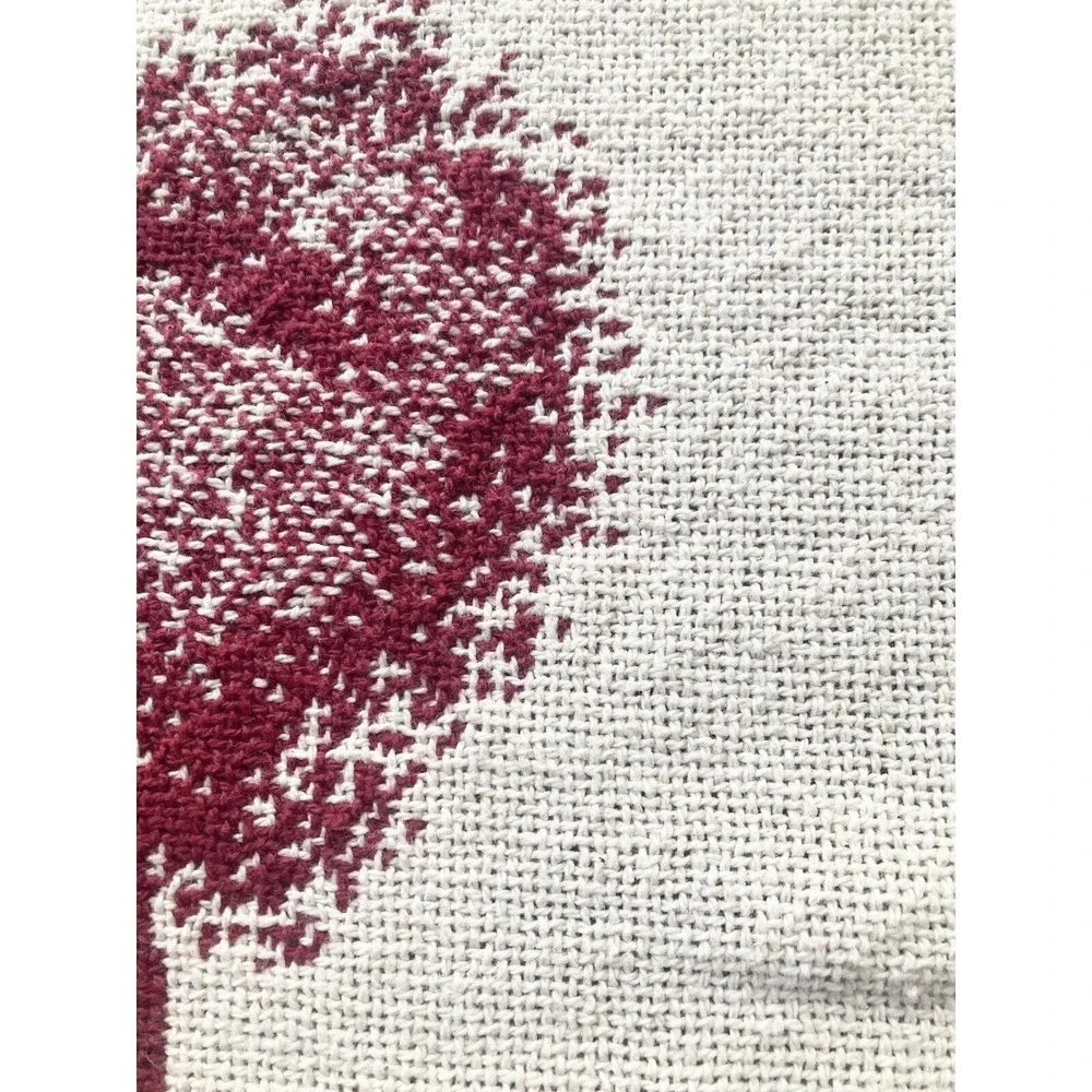 2000s “First Christian Church of Garland, Texas” Cotton Blanket Throw 48”X69”
